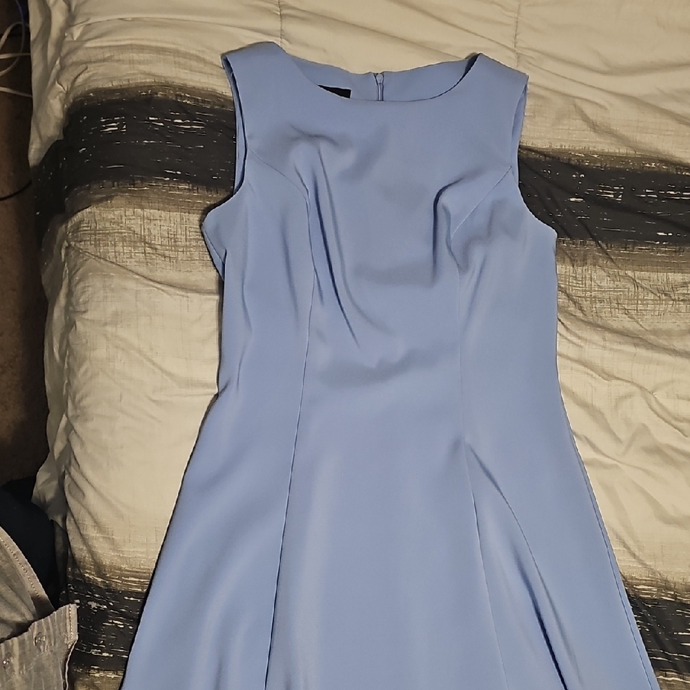 AGB Sky Blue Sleeveless Mini Dress